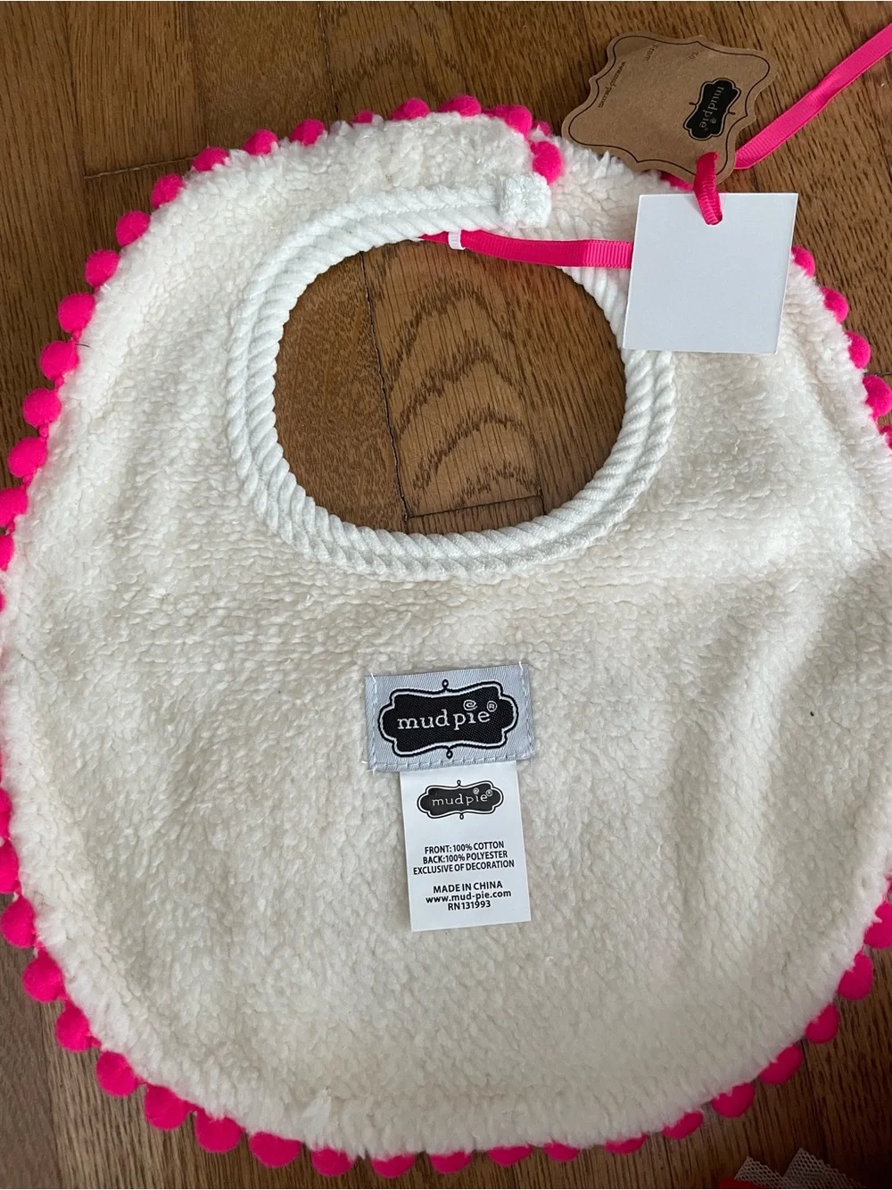 Mudpie Thanksgiving gift bib girls turkey